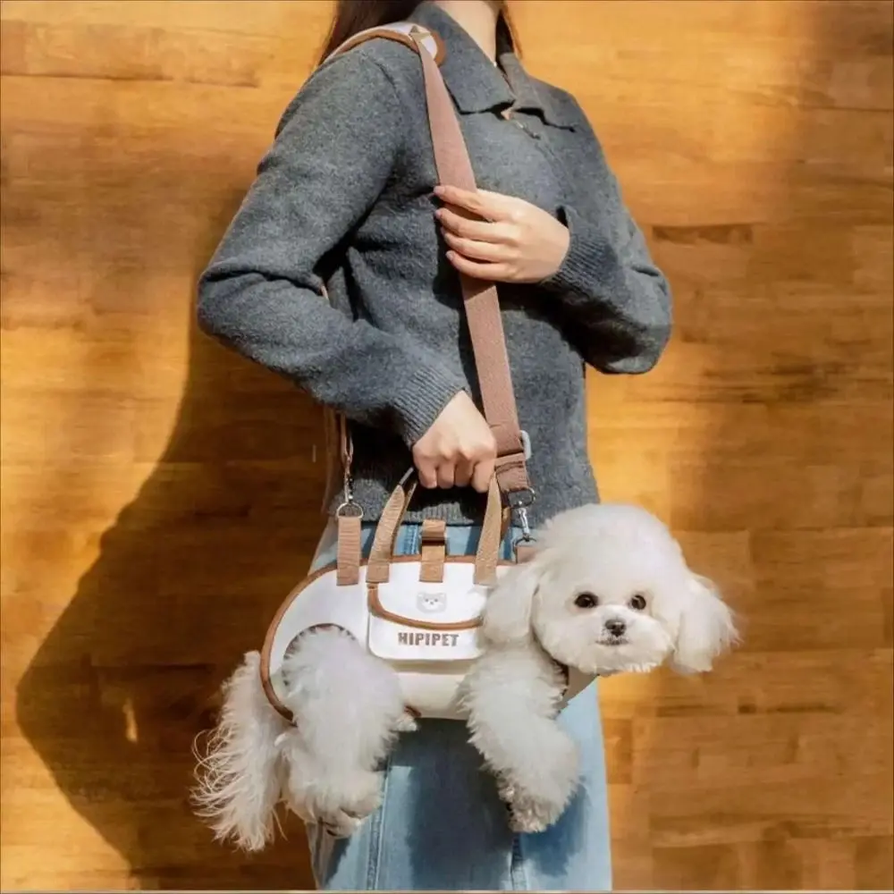 Breathable Dog Lift Harness Portable Multi-functional Traction Backpack Crossbody With Handle Pet Strap Pet Carrying Supplies