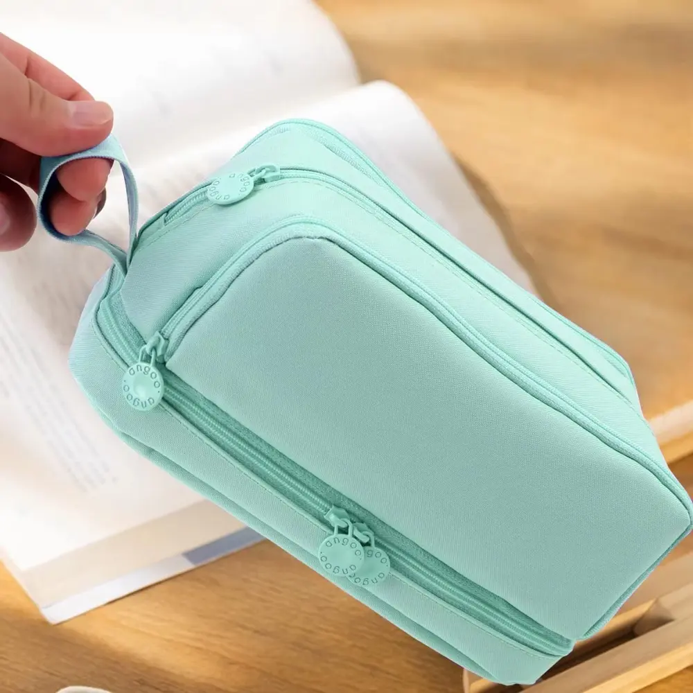 3/4 Compartment Pencil Case Large Capacity Pen Divider School Student Pencil Cases Multilayers Transparent Partition