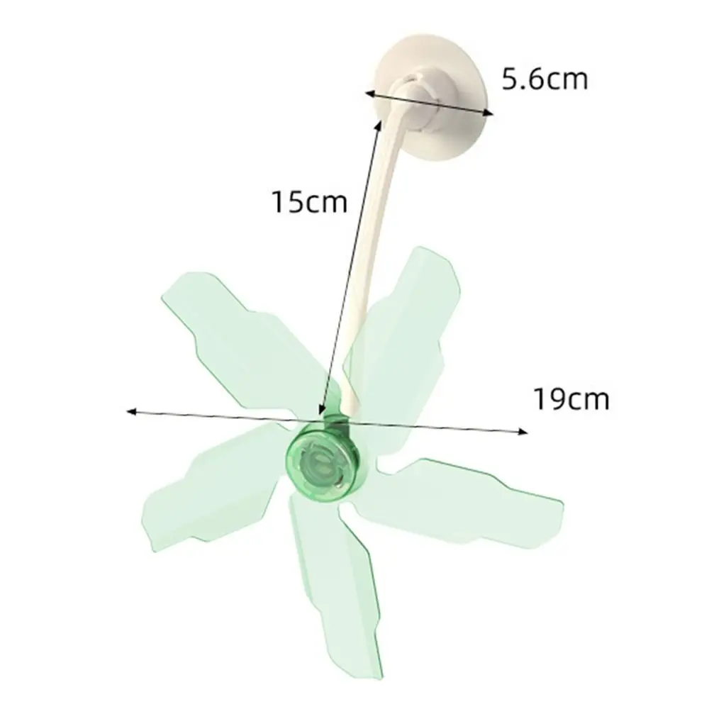 1/3pcs Windmill Shaped Air Conditioning Windshield Suction Cup Adjustable Angles AC Deflector Fan Universal Anti-Direct Blow