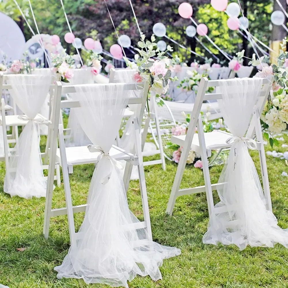 Creative 500*48cm Tulle Roll DIY Gauze Organza Fabric Mesh Fabric Flower Shop Photo Background Cloth Wedding Decor