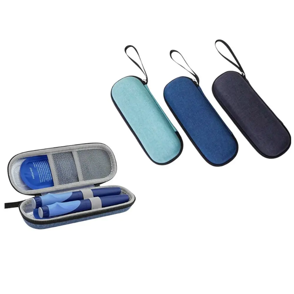 Durable EVA Insulin Cooling Bag Waterproof Thermal Insulated Pocket Pill Protector Glaciated Cold Storage Bag for Diabetics