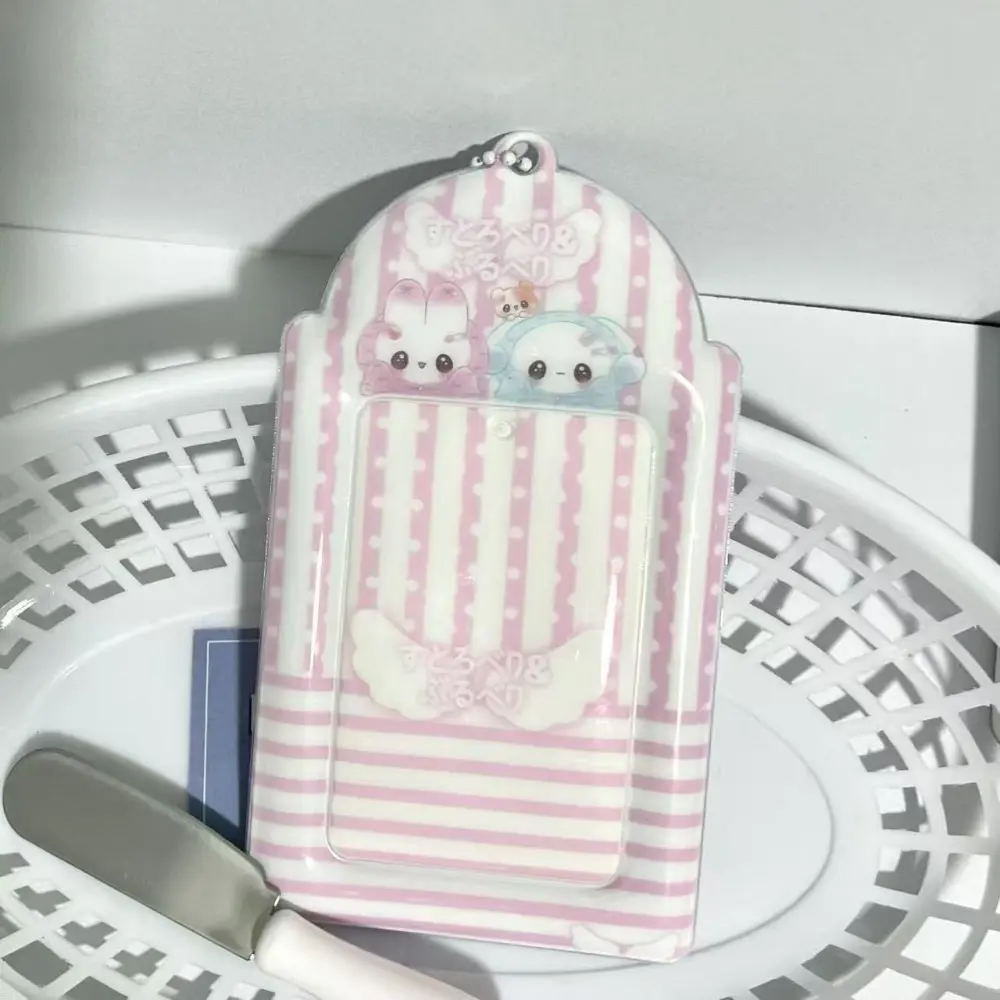 Kawaii PVC Idol Card Binder Y2K Multifunction Kpop Photocard Holder 3 Inch Photocard Storage Case Photo Display