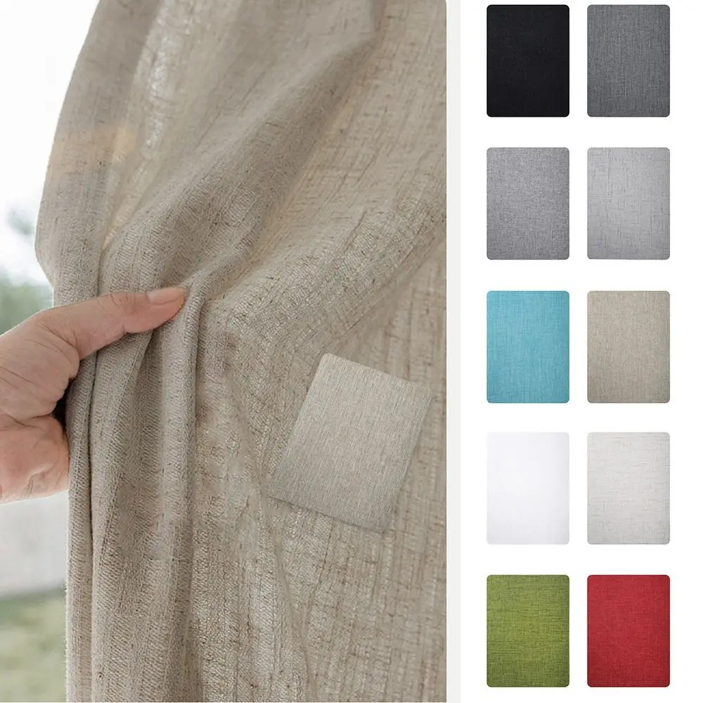 2PCS Durable Self-Adhesive Sofa Repair Patch Multi-Color Versatile Linen Fabric Patch Easy-to-Use DIY DIY Fix Patch Chair