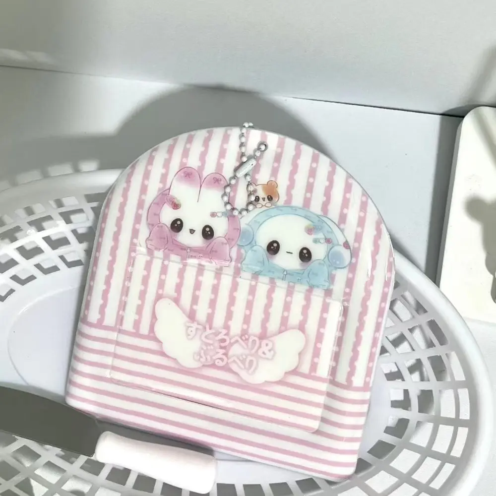 Kawaii PVC Idol Card Binder Y2K Multifunction Kpop Photocard Holder 3 Inch Photocard Storage Case Photo Display