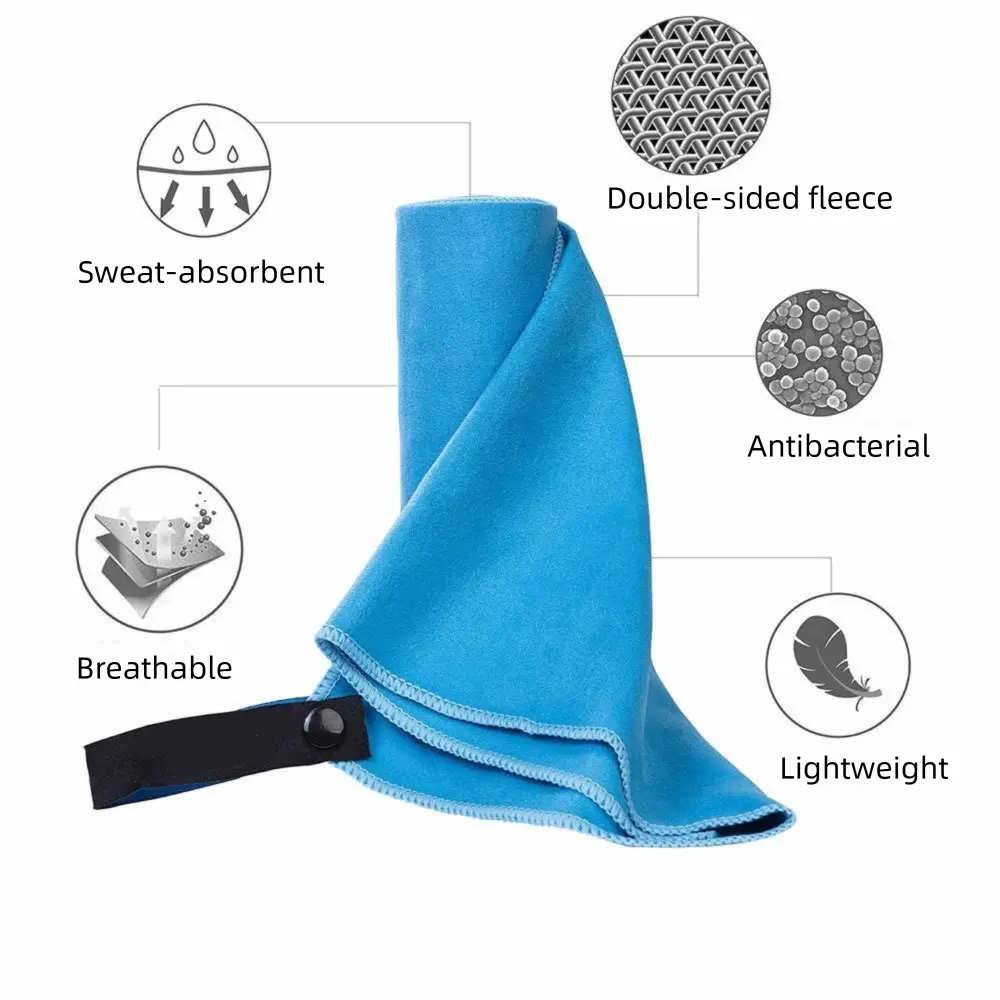 Portable 40x80cm Pocket Towel Super Absorbent Ultralight Camping Towel Quick-Drying Gym/Swimming Towel