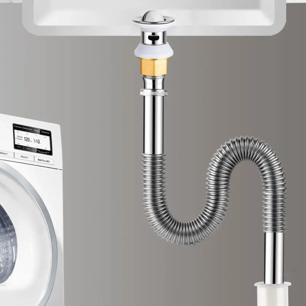 Durable Dual-Purpose Washing Machine Drainer Pipe Tee Anti-Return Sink Drain Pipe Adapter Anti Odor Two-In-One Sewer Branch