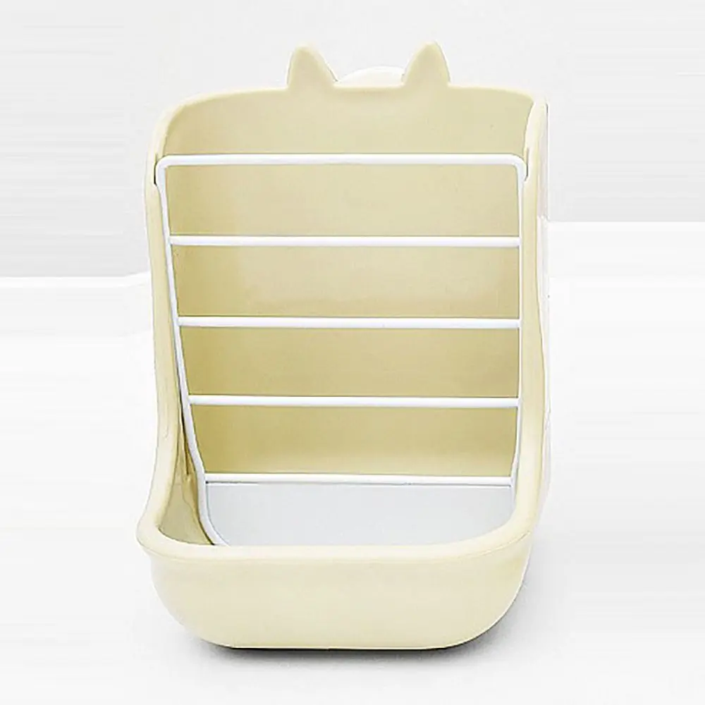PP+Iron Food Hay Feeder Large Capacity Multicolour Rabbit Grass Frame Rack Separate Compartments Rabbit Food Basket Rabbits