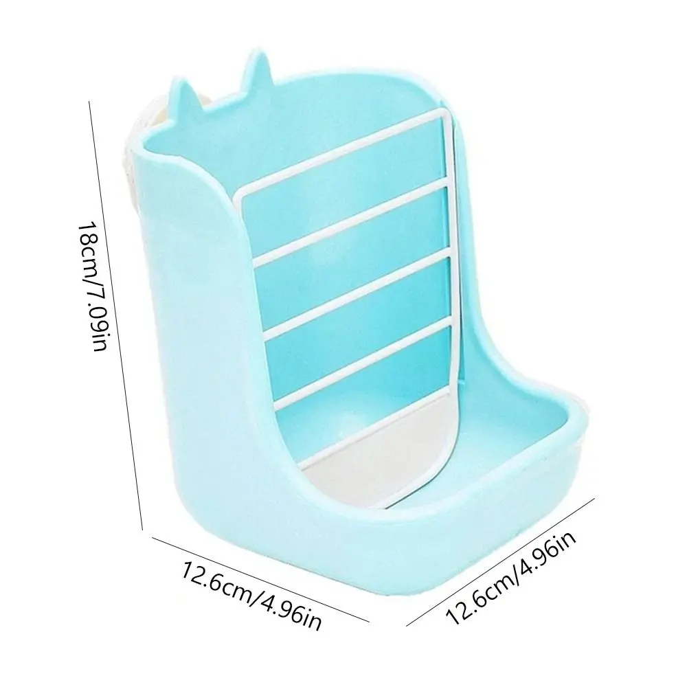 PP+Iron Food Hay Feeder Large Capacity Multicolour Rabbit Grass Frame Rack Separate Compartments Rabbit Food Basket Rabbits