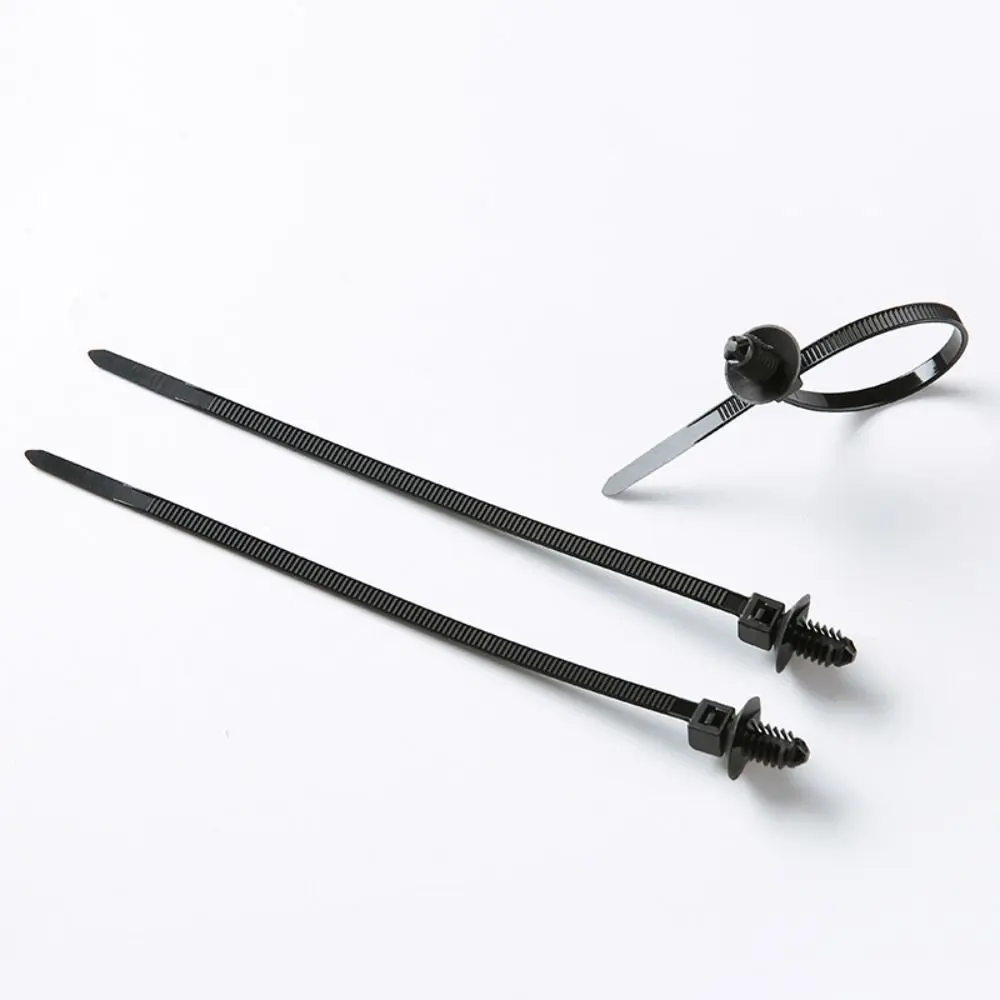 20pcs Self Locking Nylon Cable Ties Fastening Zip Cable Ties Portable Thread Car Nylon Ties Multifunctional Wrap Cable