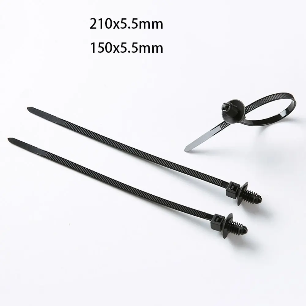 20pcs Self Locking Nylon Cable Ties Fastening Zip Cable Ties Portable Thread Car Nylon Ties Multifunctional Wrap Cable