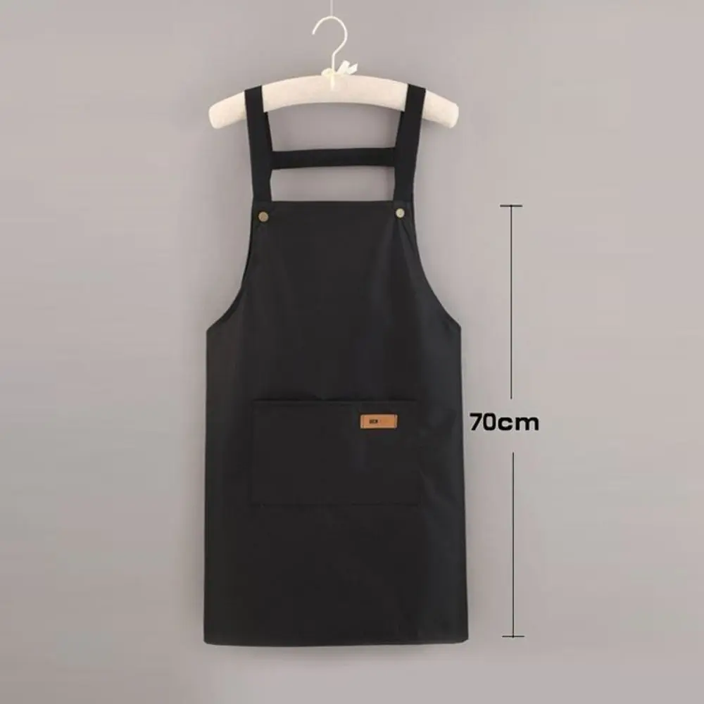 Durable Cute Bear Cartoon Cook Apron Oil Proof Waterproof Kitchen Apron Easy to Clean Restaurant Uniform BBQ Baking
