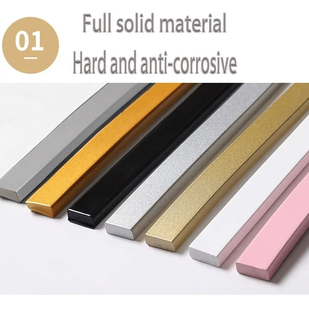 Modern Style Self-Adhesive Wall Molding Trim Peel and Stick PVC Paneling Strip 5m Flexible Tile Edge Trim TV Background