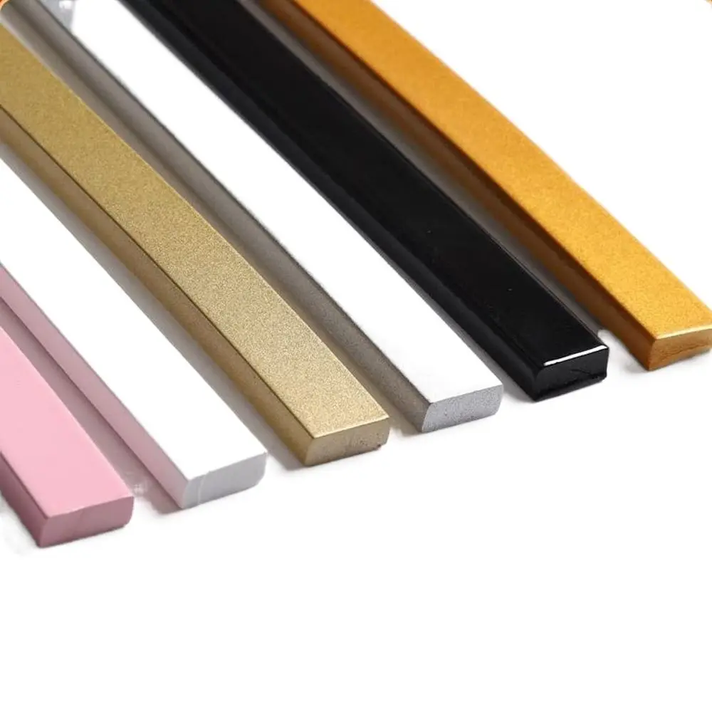 Modern Style Self-Adhesive Wall Molding Trim Peel and Stick PVC Paneling Strip 5m Flexible Tile Edge Trim TV Background
