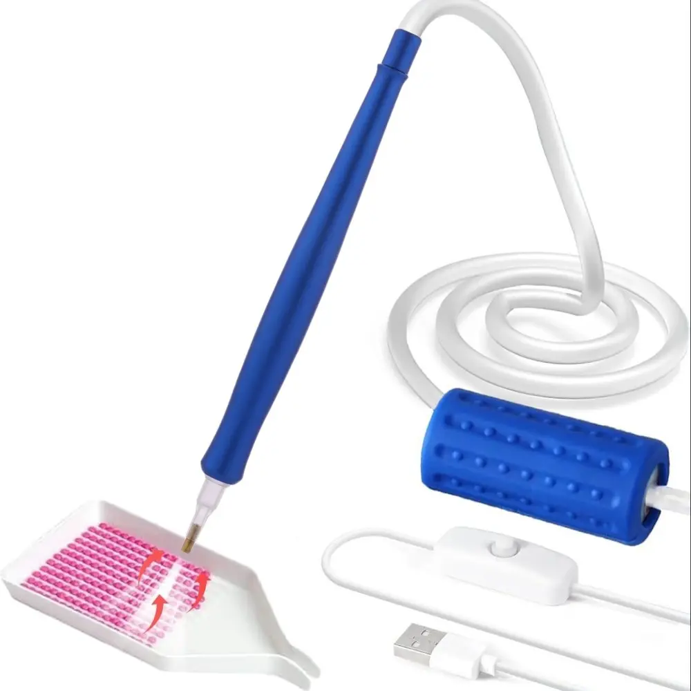 DIY Craft Vacuum Diamond Painting Pen Kits Beading Plates Long-lasting and Stable Electric Diamond Suction Tool USB Cable