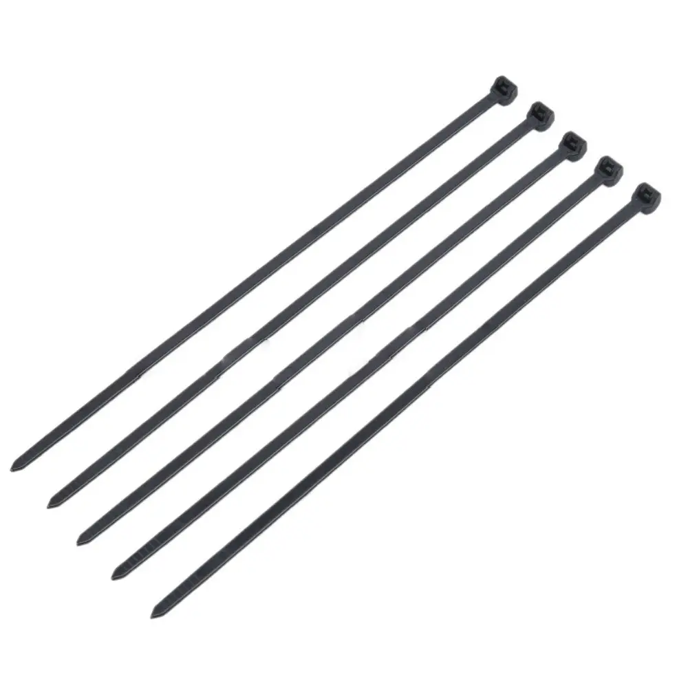20/50/100Pcs Nylon Cable Tie Buckle Universal Practical Fastening Rings 200*4.8mm Reusable Tie Holder for Auto Corrugated Pipe