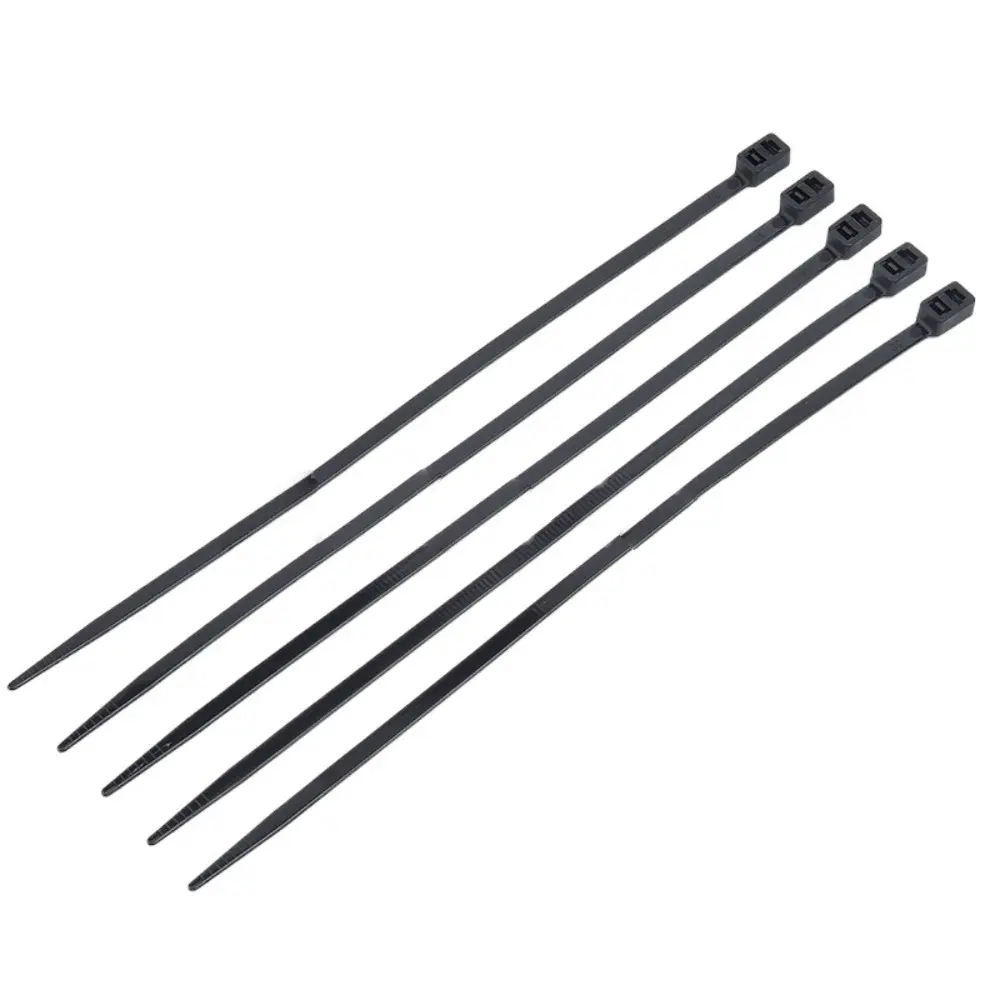 20/50/100Pcs Nylon Cable Tie Buckle Practical Universal Fastening Rings Double Headed Reusable Cable Ties Tool