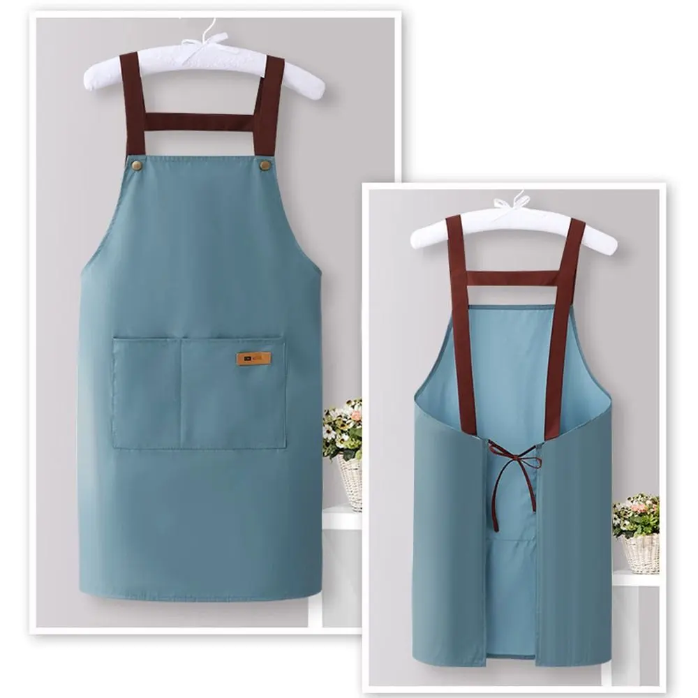 Cartoon Cats Printing Kitchen Apron Oil Proof Easy To Clean Restaurant Uniform Waterproof Household Cook Apron Home & Garden