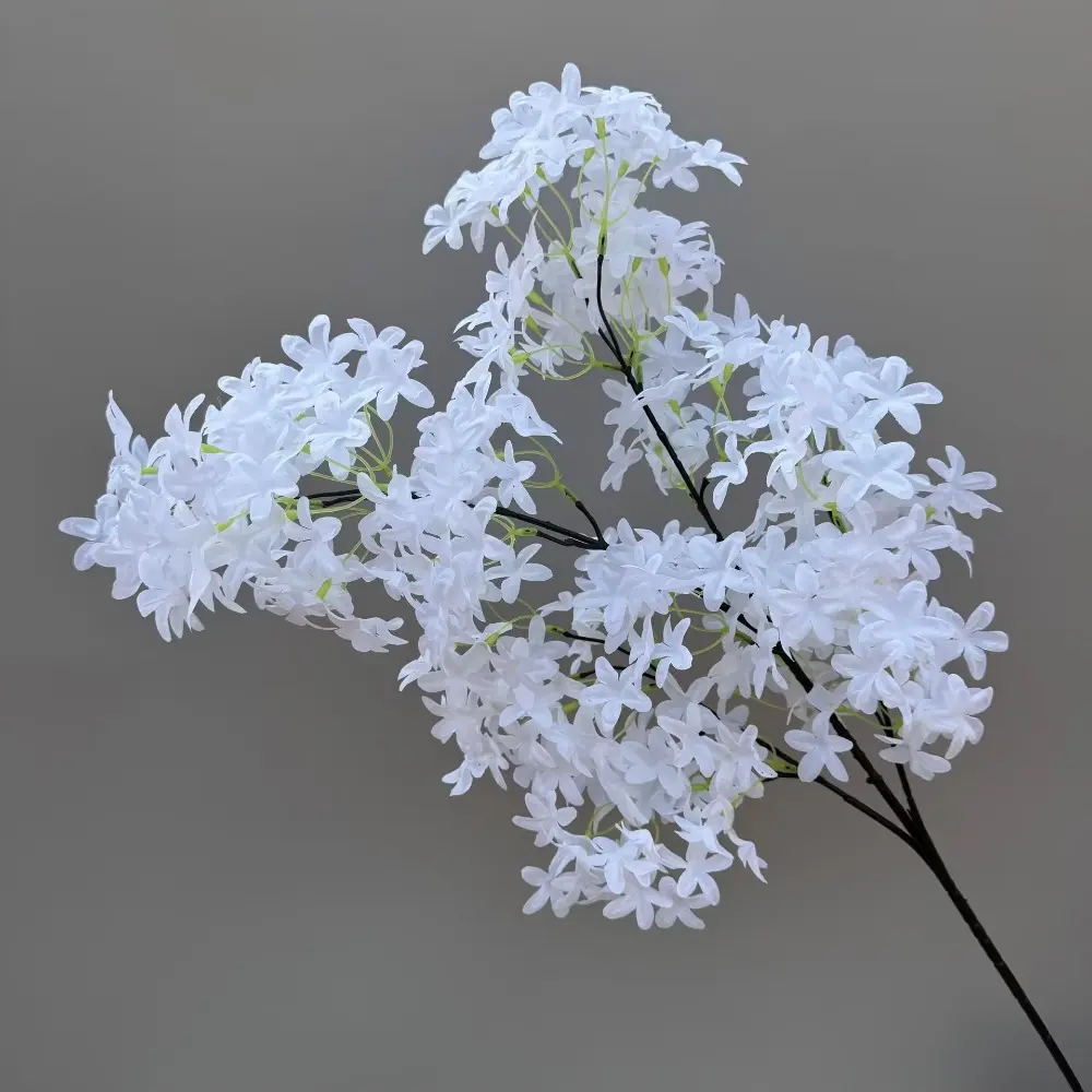Real Touch 95cm Simulation Flower Long Stem DIY Lilac Flower Multi Color 3D Artificial Lilac Flower Home