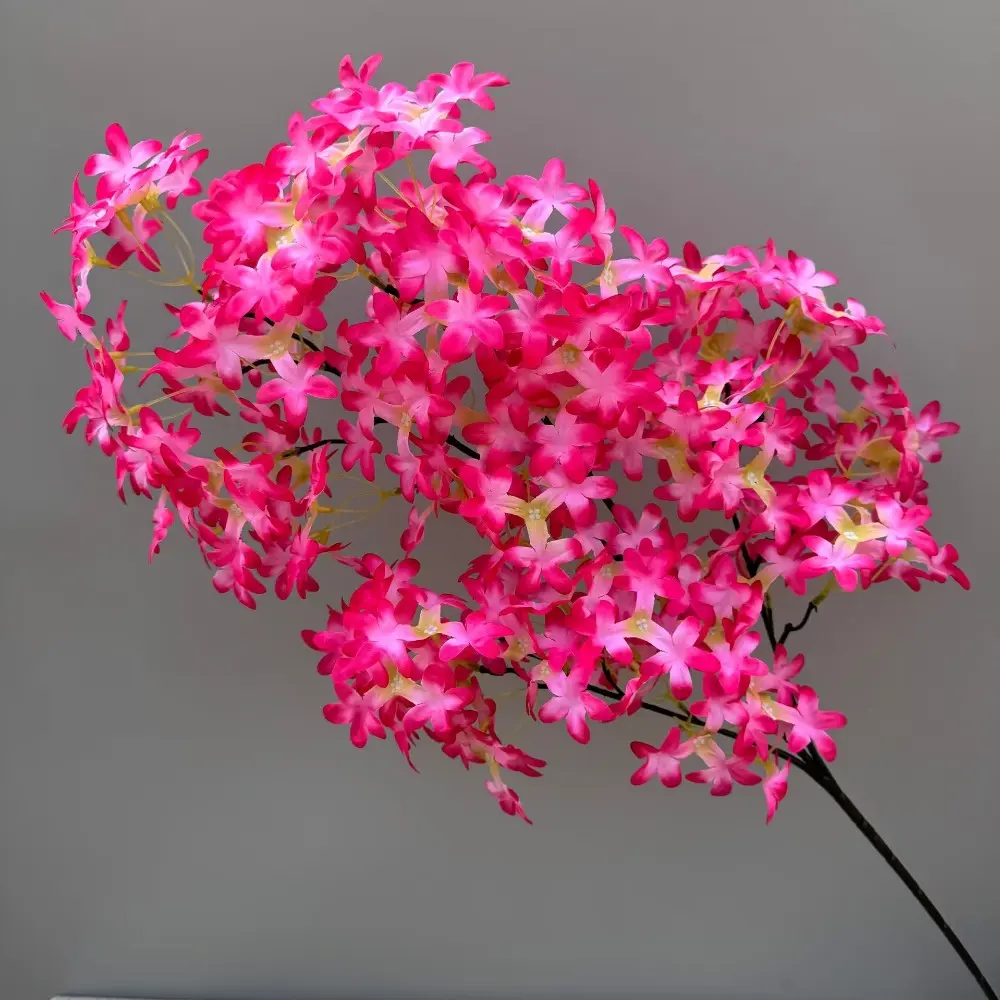 Real Touch 95cm Simulation Flower Long Stem DIY Lilac Flower Multi Color 3D Artificial Lilac Flower Home