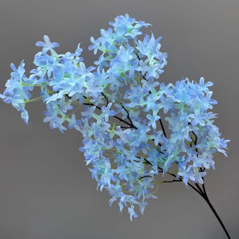Real Touch 95cm Simulation Flower Long Stem DIY Lilac Flower Multi Color 3D Artificial Lilac Flower Home