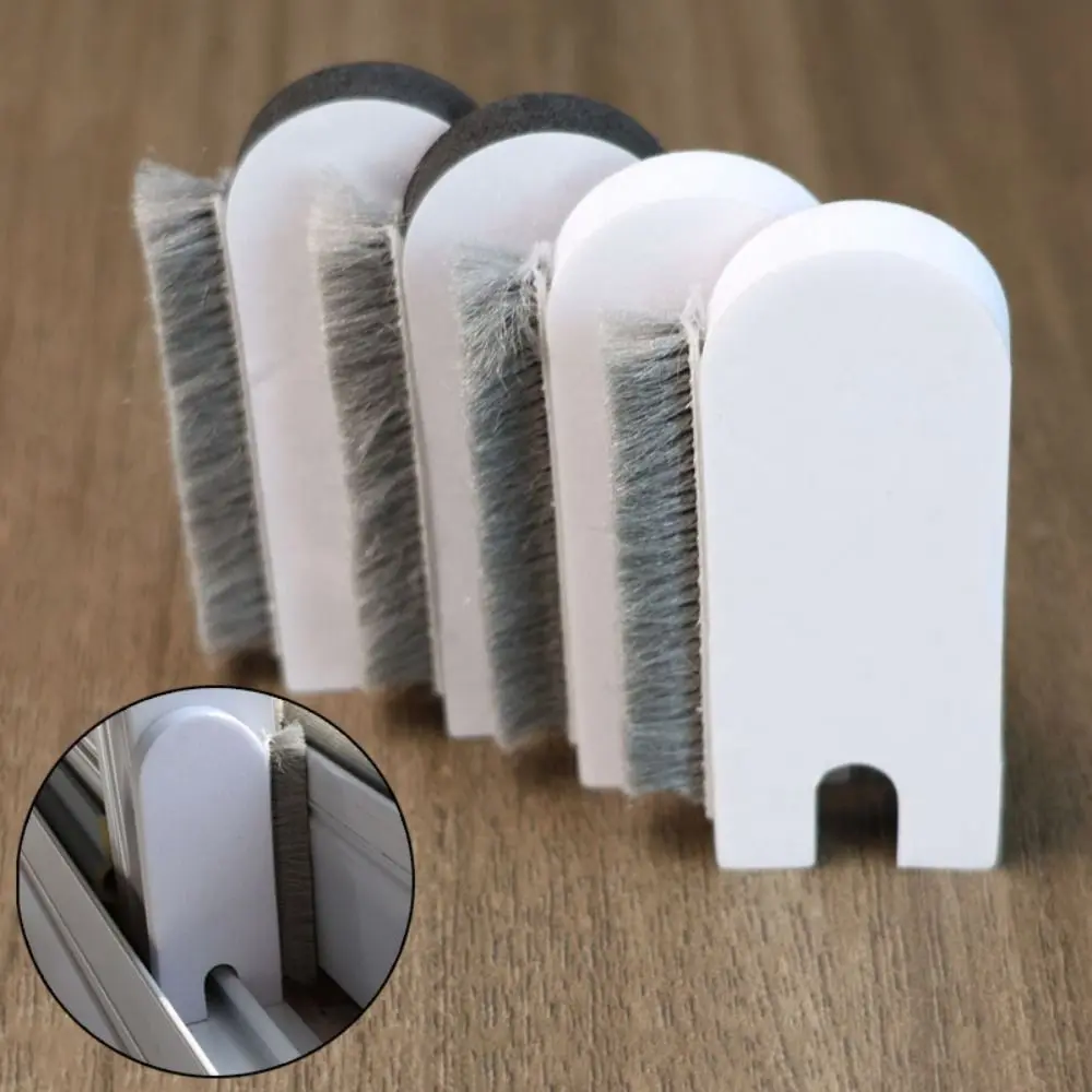 New EVA+PP Sealing Strip Windproof Self-adhesive Window Buffer Block Sliding Up and Down Track Brush Strip Window Hardware
