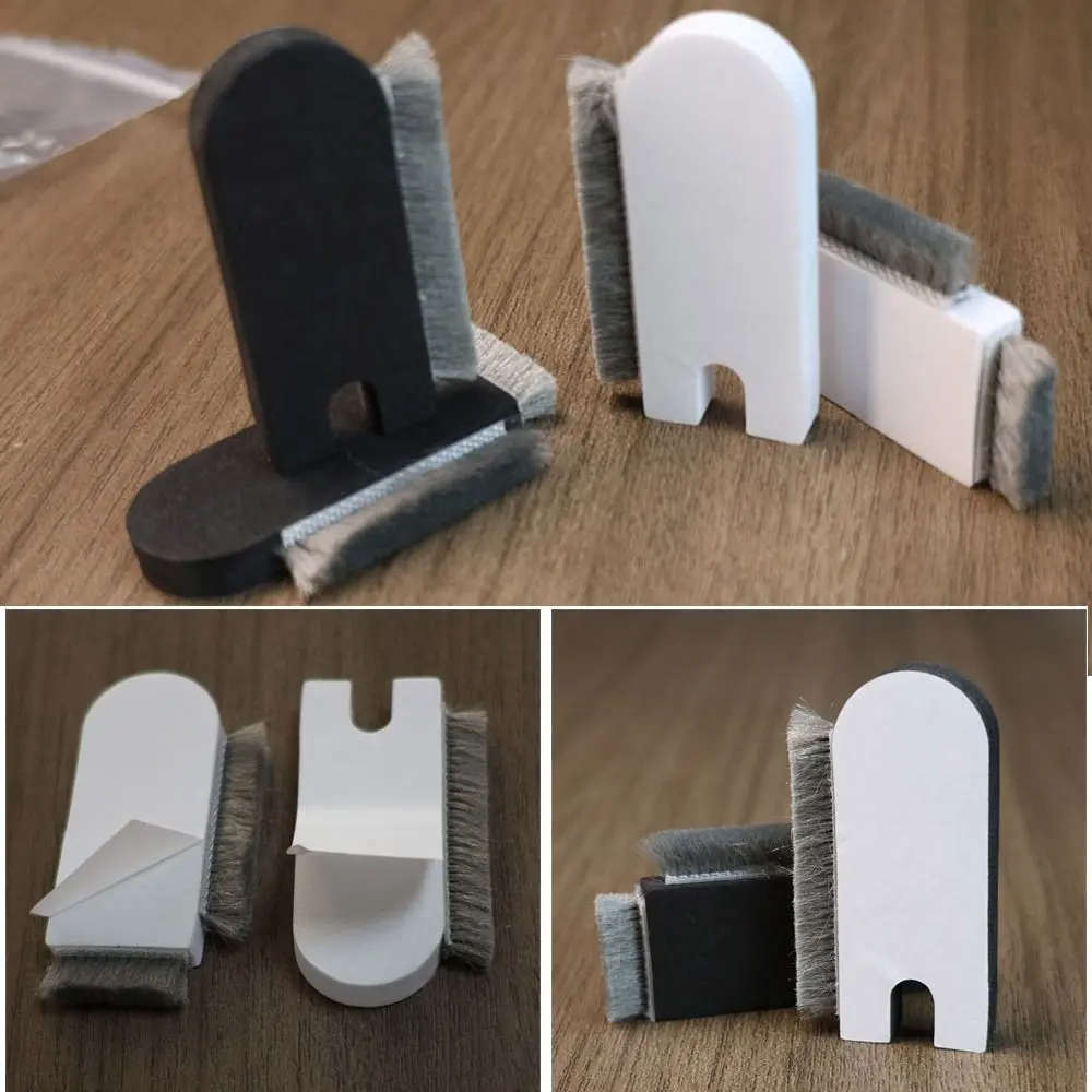 New EVA+PP Sealing Strip Windproof Self-adhesive Window Buffer Block Sliding Up and Down Track Brush Strip Window Hardware