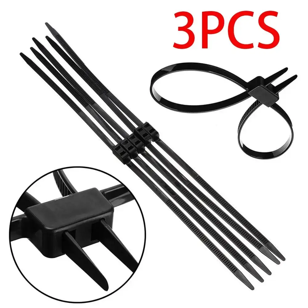 Gifts 12MMx700MM Nylon Cable Tie Self-Locking Plastic Butterfly Black White Home Rope Versatile Double Buckle Cable Ties