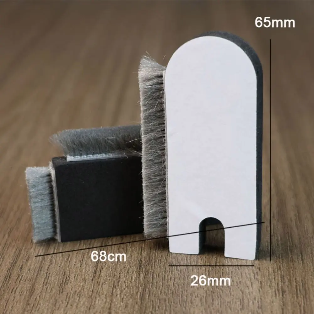New EVA+PP Sealing Strip Windproof Self-adhesive Window Buffer Block Sliding Up and Down Track Brush Strip Window Hardware