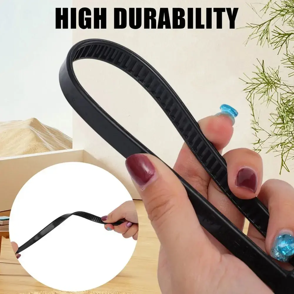 Gifts 12MMx700MM Nylon Cable Tie Self-Locking Plastic Butterfly Black White Home Rope Versatile Double Buckle Cable Ties
