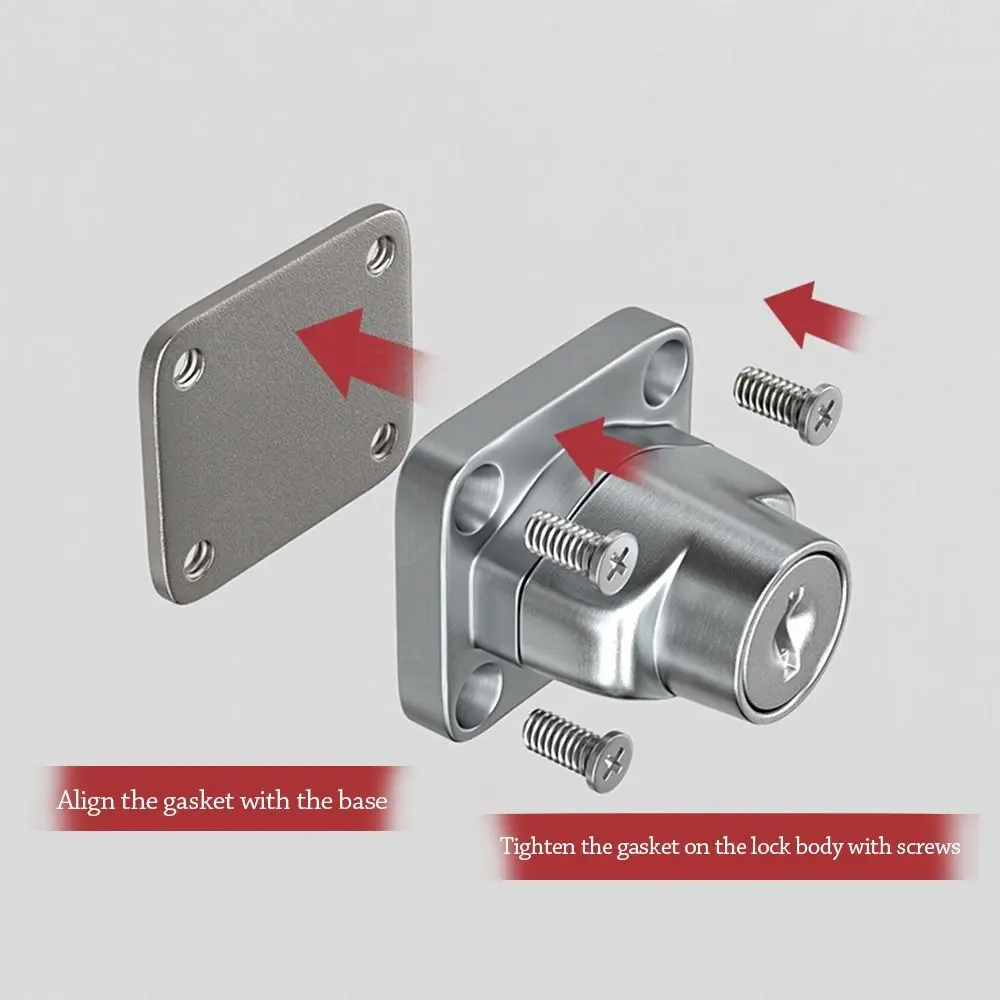 New Stainless Steel Door Clasp Lock 90 Degree Anti-theft Door Latch Burglar-proof Right Angle Padlock Hasp Household