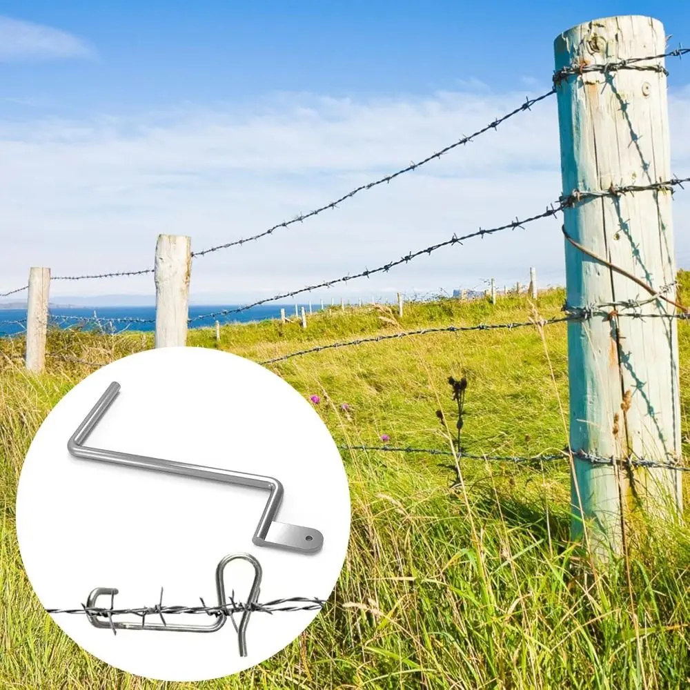 New Stainless Steel Wire Tightener Silver Heavy Duty Tighteners Handle Wire Tensioner Tool