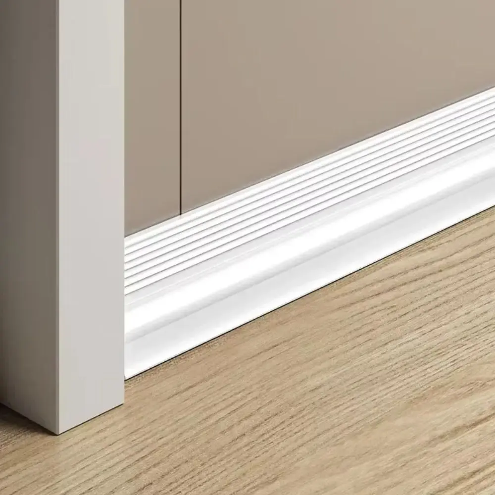 28/50mm Height Door Bottom Weatherstripping Dustproof Insectproof Door Draft Stopper Windproof Self-Adhesive Door Seal Strip