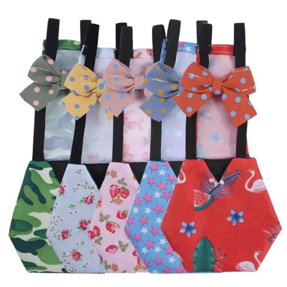 New Adjustable Poultry Diaper Reusable Breathable Duck Supplies Comfortable Bow Tie Duck Accessories Poultry Care