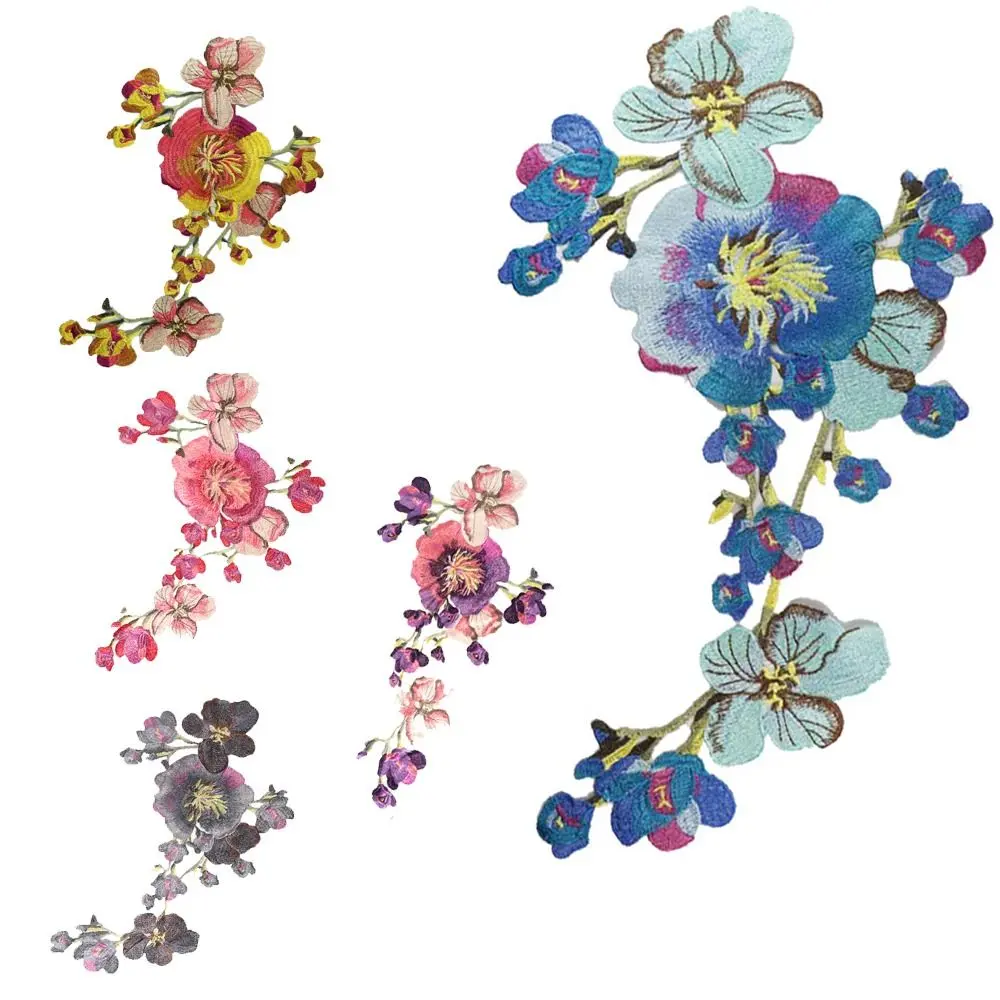 Sew On Flower Embroidery Applique DIY Applique Patch Handmade DIY Clothing Accessories Luxury Dress Sewing Patches Bridal Party