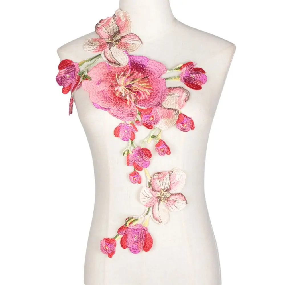 Sew On Flower Embroidery Applique DIY Applique Patch Handmade DIY Clothing Accessories Luxury Dress Sewing Patches Bridal Party