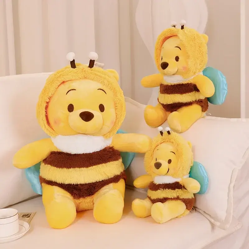 Disney Winnie The Pooh Bee 50cm Plush Toys Winnie The Pooh Cosplay Bee Stuffed Doll Cute Pupu Winnie Bear Doll Plush Doll Gifts