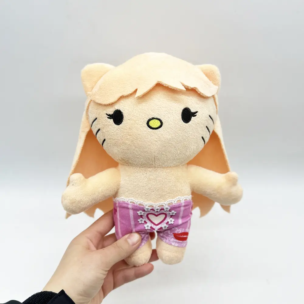 23cm Hello Kitty SABRINA CARPENTER Plush Doll Figure Stuffed Toys Cute Boys Girls Fans Collect Gifts