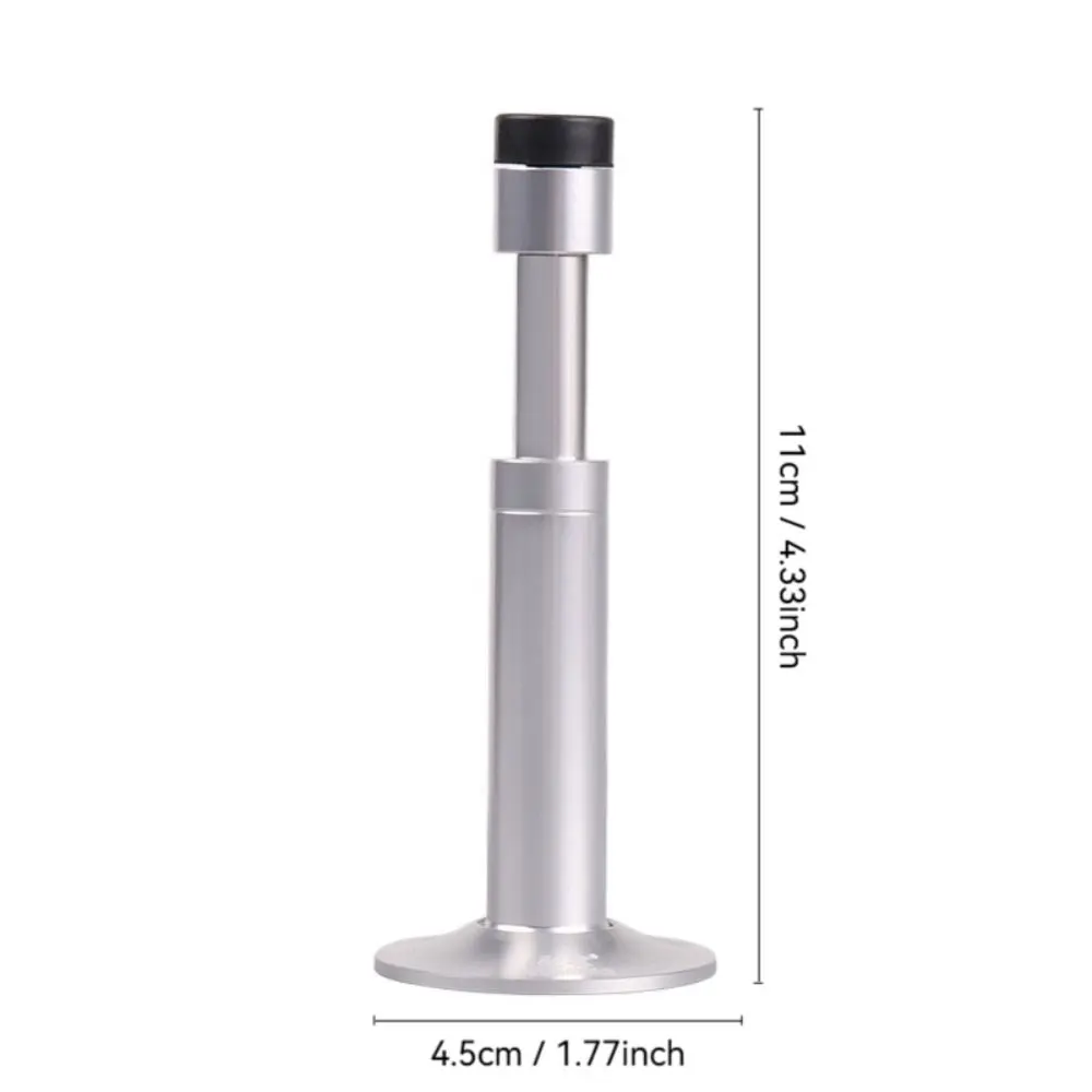 Hydraulic Buffer Door Stopper Wall-Mounted Silent Type Floor Door Stops Drill-Free Anti-Collision Wall Protector for Bedroom