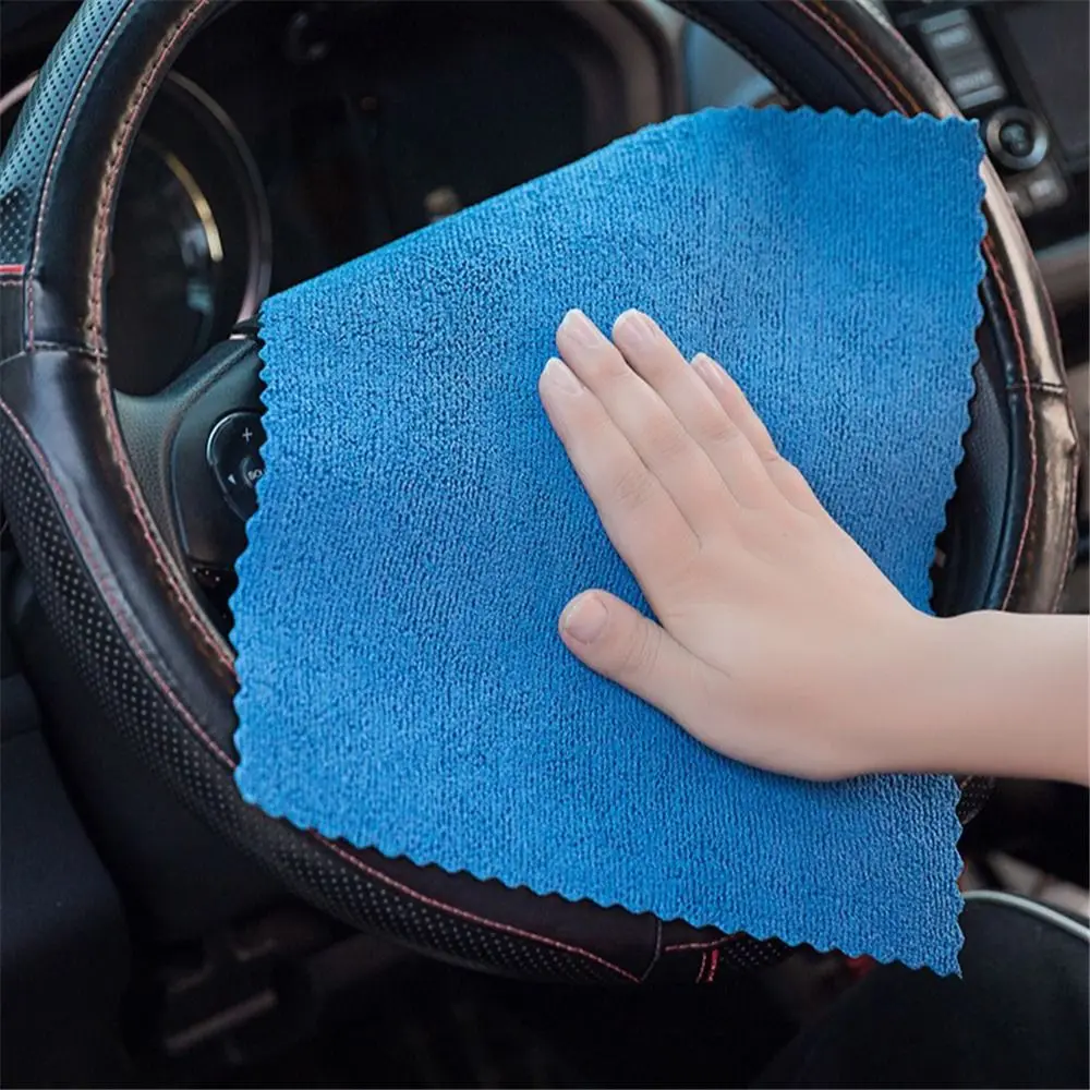 New PU Coating Cleaning Cloth Microfiber Absorbent Cleaning Towel Non-linting Seamless Rags Kitchen Household