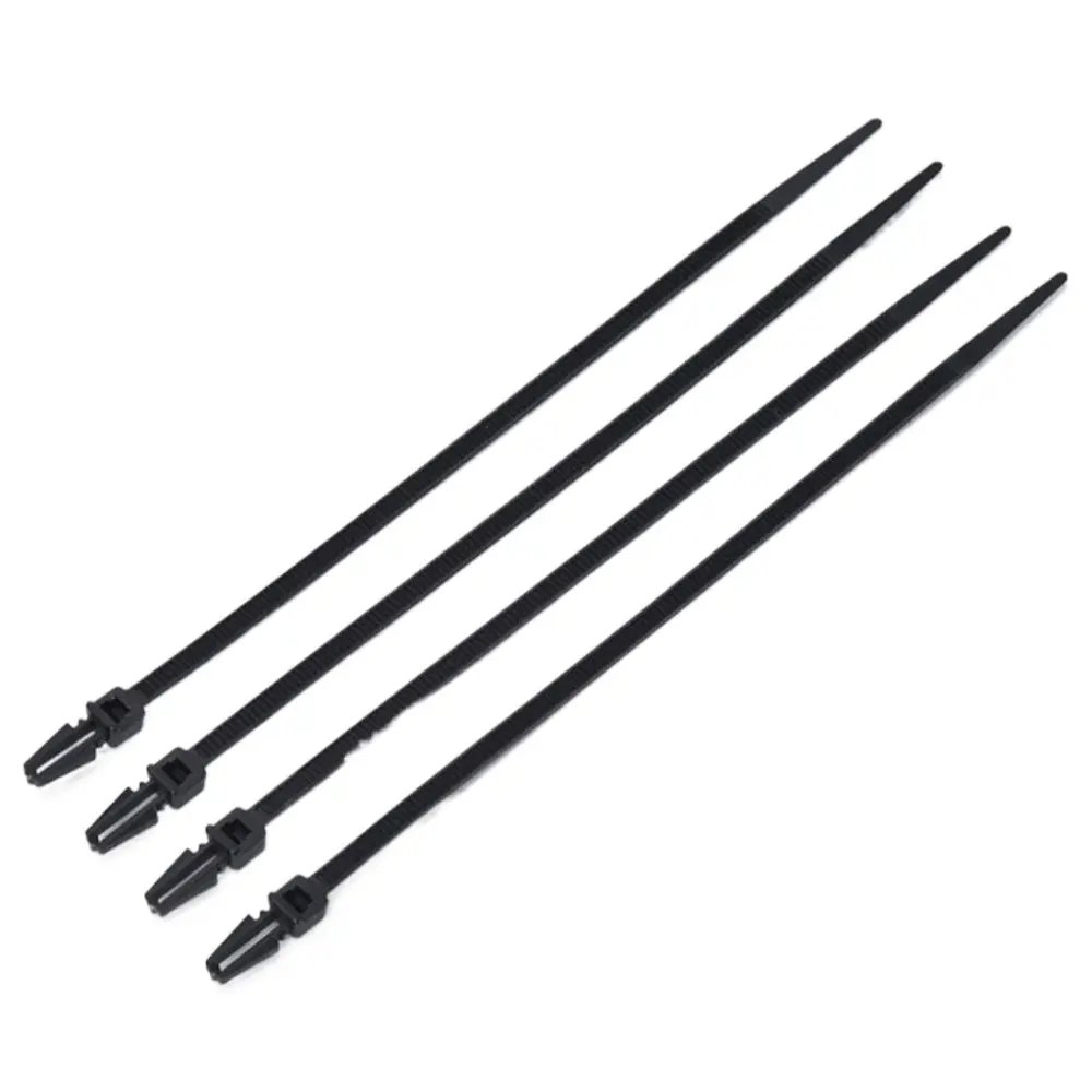 20/50100Pcs Nylon Cable Tie Buckle Practical Wedge-shaped Head Fastening Rings Universal Reusable Heavy Duty Nylon Zip Ties