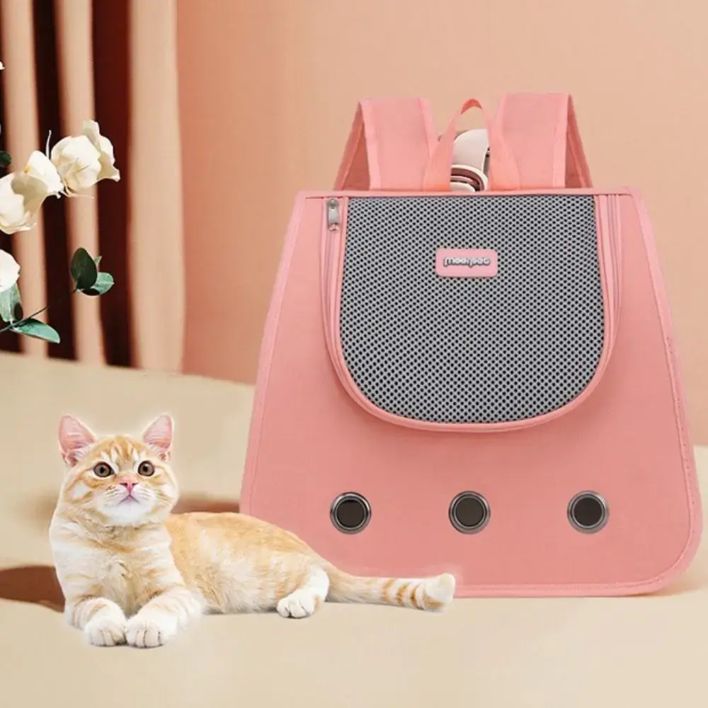 Sturdy Large Capacity Cat Carrier Bag Breathable Portable Pet Carrying Bag Cat Space Capsules Puppy