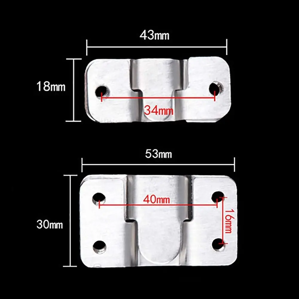 10Pcs/set Portable Stainless Steel Picture Frame Hooks Multi-function Wall Mount Photo Hanging Buckle Oil Painting Hanger
