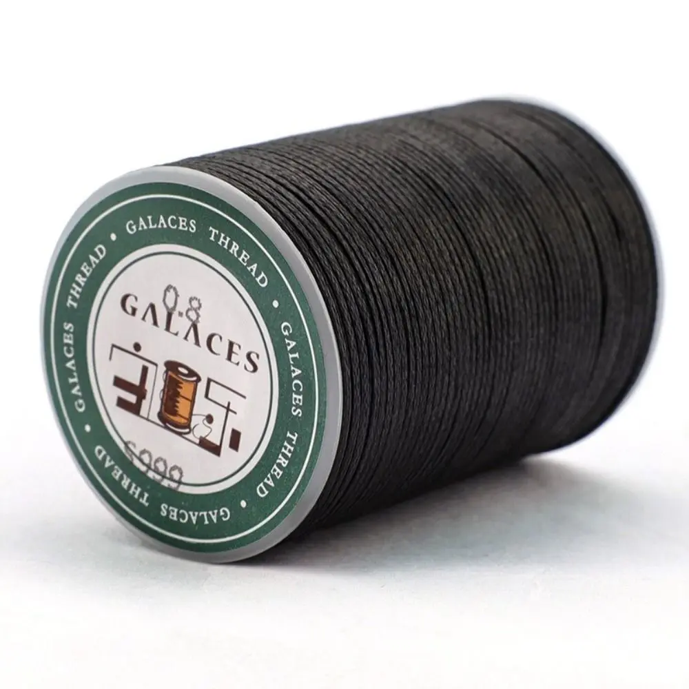 Sewing Accessories Flat Waxed Thread Polyester String 0.8mm 90m Leather Wax Stitching Thread Repair String Arts Craft Waxed Wire