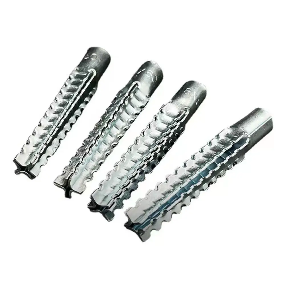 New Solid Metal Expansion Tube Serrated Fasteners Self Tapping Screw Kits Thorny Drilling Plugs Drilling
