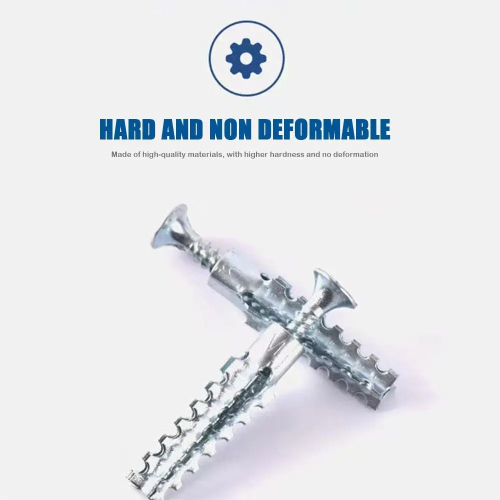 New Solid Metal Expansion Tube Serrated Fasteners Self Tapping Screw Kits Thorny Drilling Plugs Drilling