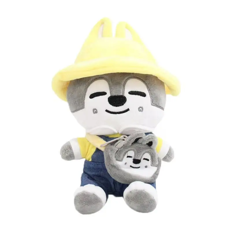 25cm skzoo plush toy Stray Kids Spring Kindergarten Cartoon Plush Cartoon Animal Doll Kawaii Companion Toy Children's Gift