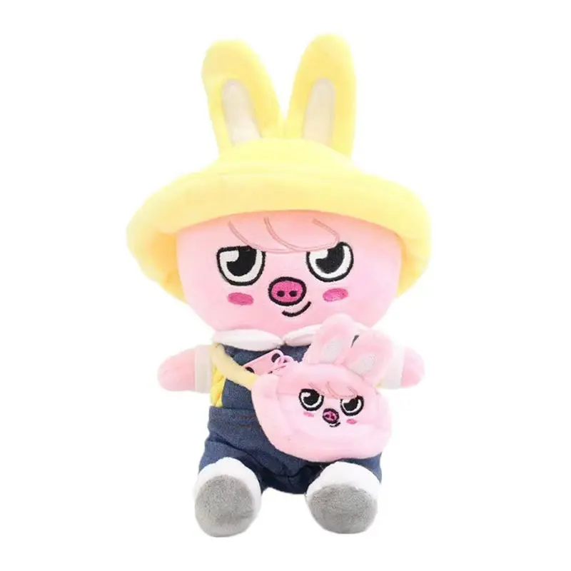25cm skzoo plush toy Stray Kids Spring Kindergarten Cartoon Plush Cartoon Animal Doll Kawaii Companion Toy Children's Gift
