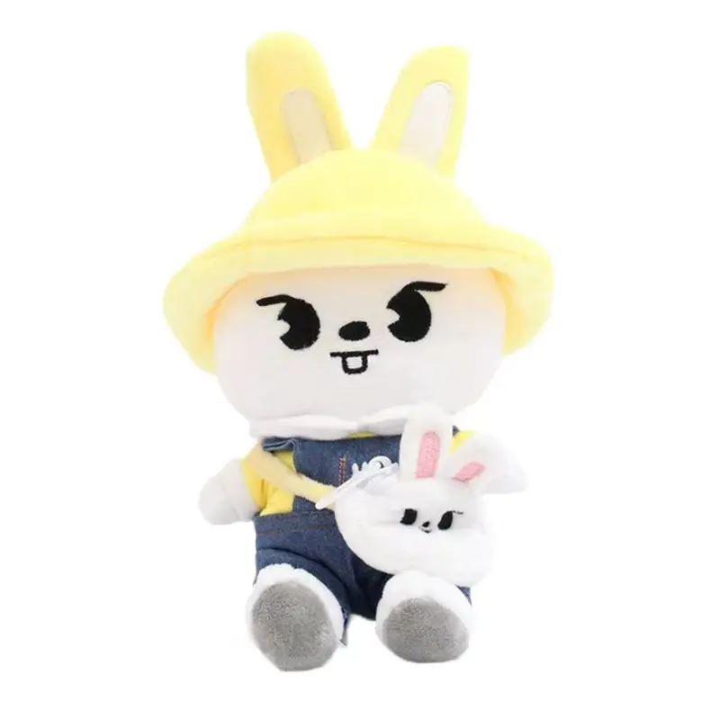 25cm skzoo plush toy Stray Kids Spring Kindergarten Cartoon Plush Cartoon Animal Doll Kawaii Companion Toy Children's Gift