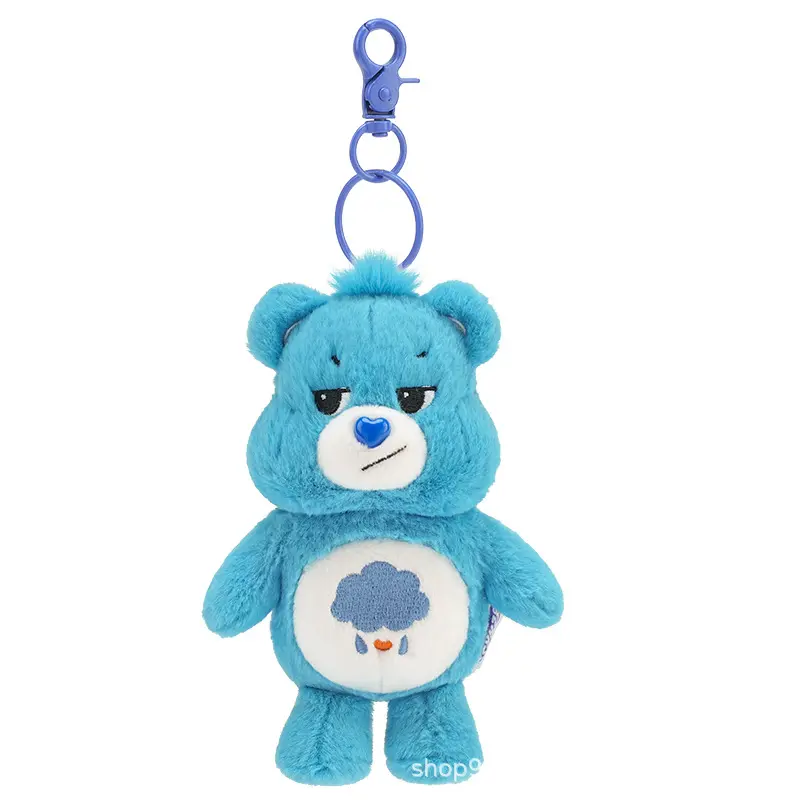 Genuinely Authorized Care Bear Pendant, Cute Plush Toy Bear, Soft Birthday Gift, High-quality and Exquisite Rainbow Bear Doll