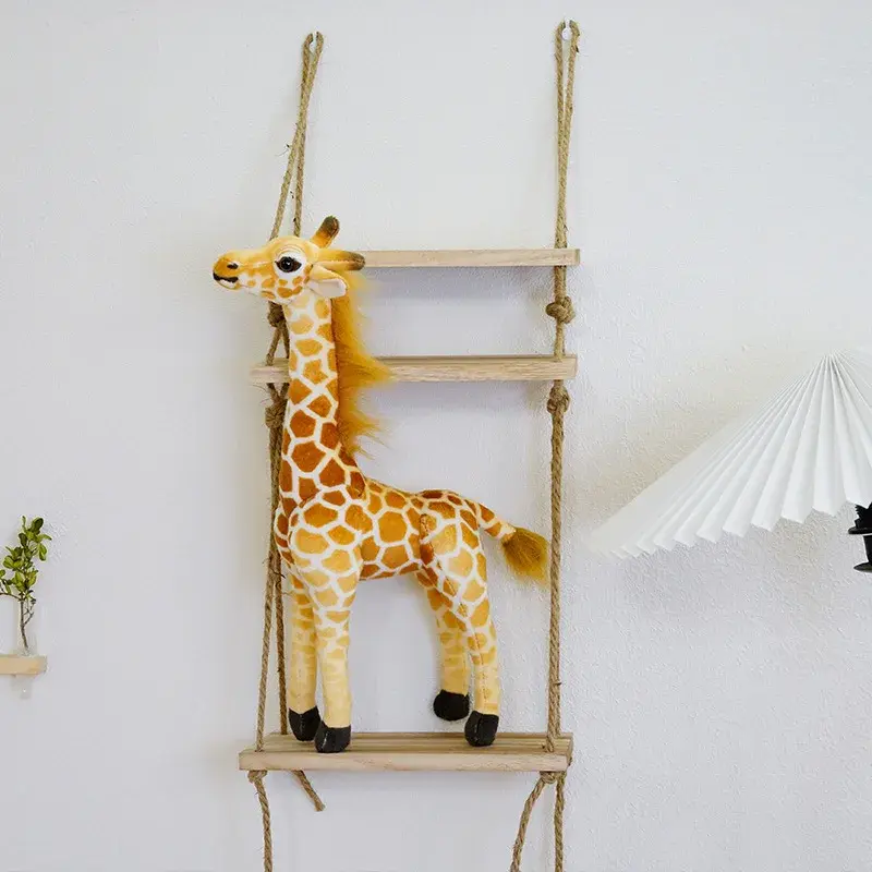 90 Giant Simulation Giraffe Plush Toys Lifelike Wild Animal Giraffe Stuffed Doll Soft Kids Toys Baby Bedroom Decor Gifts